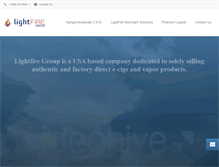 Tablet Screenshot of lightfiregroup.com